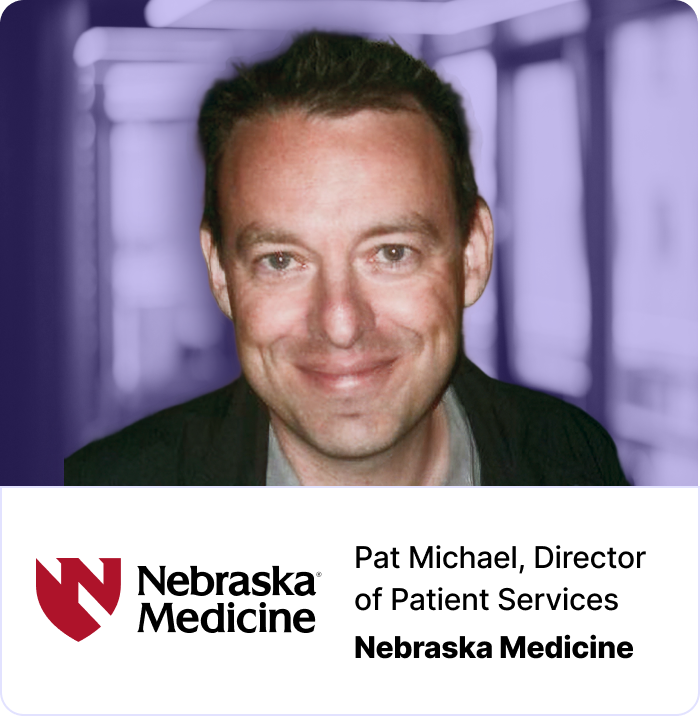 Portrait of Pat Michael